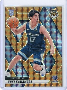 2024-25 MOSAIC #209 YUKI KAWAMURA "BRONZE PRIZM" RC #6/75 (GRIZZLIES) 101325