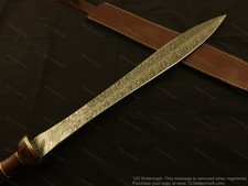 Handmade Roman Gladius Sword Damascus Steel with Sheath Thankasgiving Present