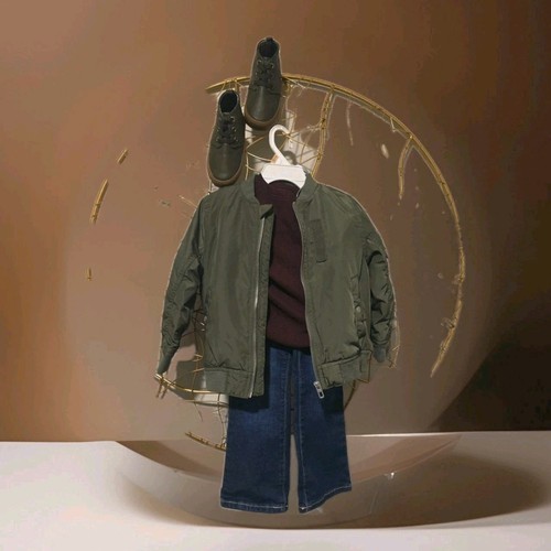 Geliebtes Jungen 4-teiliges Paket, Jacke, Jeans, Hemd, Schuhe. - Bild 8 von 9