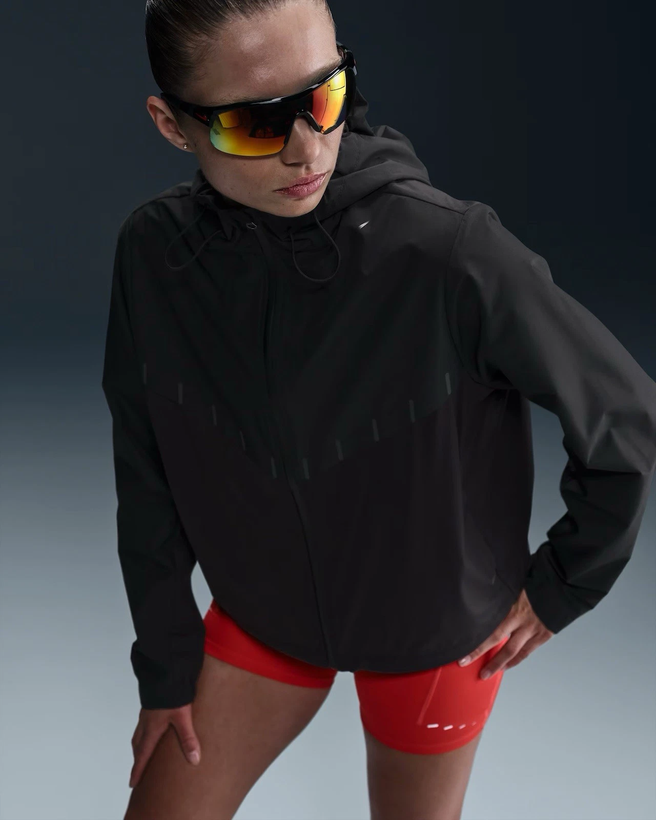 NEW $275 Nike AeroSwift Storm-FIT Aerogami Running Jacket FZ3396-010 Wmns Size S