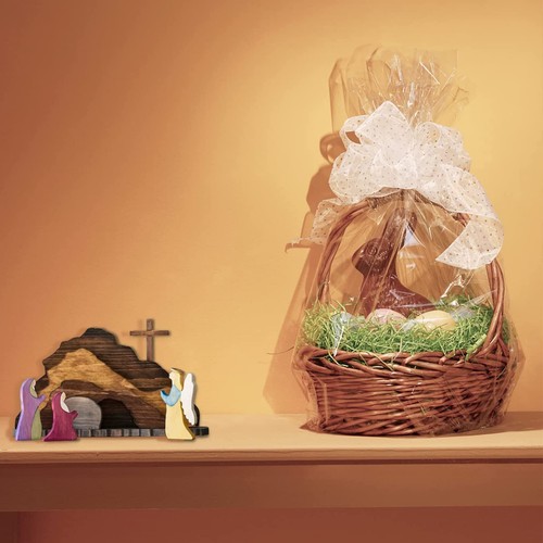 Decoración Madera Pascua - Mesa Hogar Jesús Belén Decoraciones, Sprin... - Imagen 3 de 8