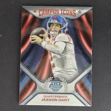 2024 Bowman University Chrome Jaxson Dart RC - Campus Icons #CI-3 + Base #6
