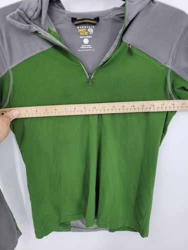 Prenda para el torso Mountain Heardwear ropa deportiva para hombre pequeño verde gris suéter con capucha al aire libre - Imagen 6 de 8