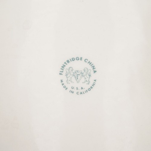 Flintridge Contessa Teal Green Dinner/Salad Plate, Platter, Cup & Saucer *SELECT - Picture 3 of 27