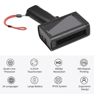Imprimante portable à jet d'encre 600dpi Code à jet d'encre haute définition JGEX