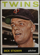 1964 Topps Baseball Dick Stigman #245 PR