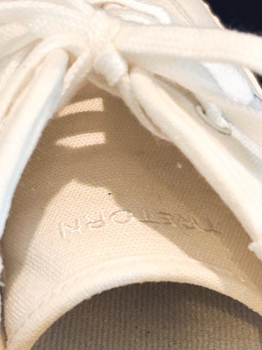 ZAPATOS DEPORTIVOS DE LONA TRETORN BLANCOS NYLITE PLUS TENIS INFORMALES REESE KATE GIMNASIO 7 - Imagen 22 de 23
