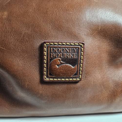 Dooney Bourke Florentine Purse Brown Handtasche Large Zip Barlow Chestnut Bag - Bild 2 von 21