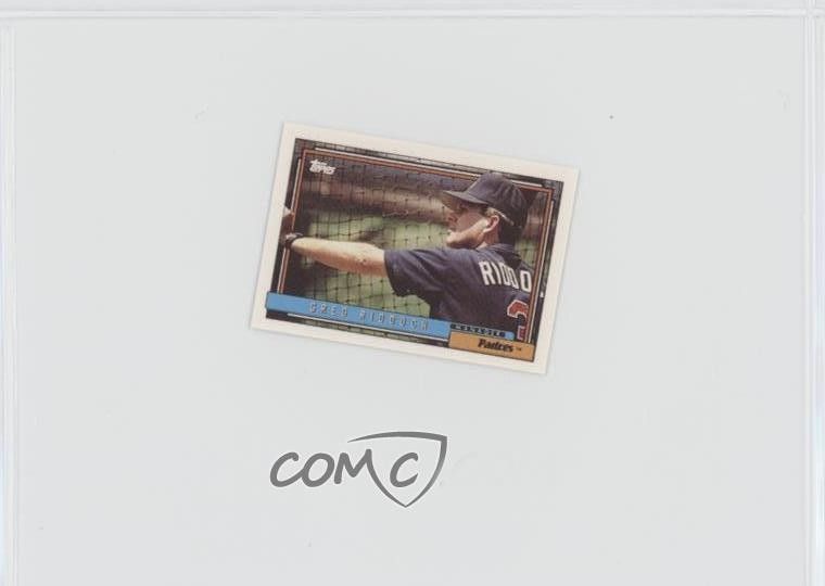 1992 Topps Micro Box Set Greg Riddoch #351 8d2