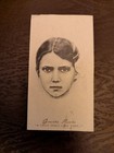 St. Jacinta Marto Vintage Official Prayer Card rare priest estate — photo 1