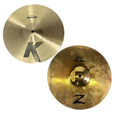Used Zildjian K/Z Hi Hats Cymbal 13 - Very Good | eBay