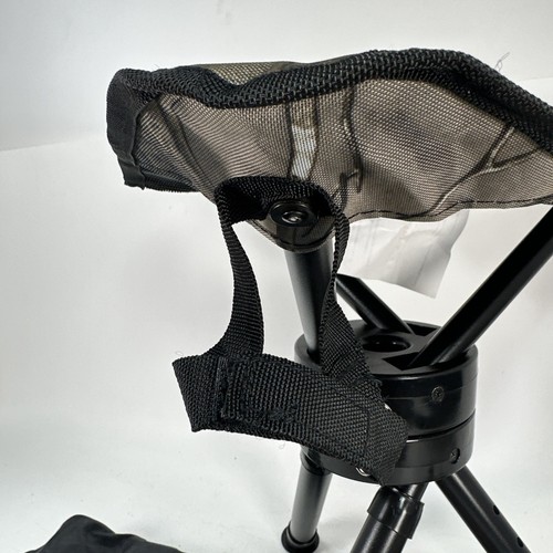 NEW BIRD & BUCK SHOOTERS 360° SWIVEL FOLDING STOOL HUNTING FISHING CAMPING - Picture 3 of 8