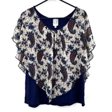 Naif size XL boho layered top