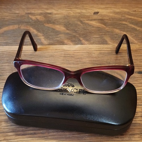 Marco de gafas Coach HC6089 para mujer rojo degradado 5484 con estuche - Imagen 2 de 10