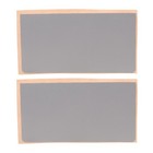 2 Pcs Silver Touchpad Stickers PVC Materials For Laptop Replacement Upgrade
