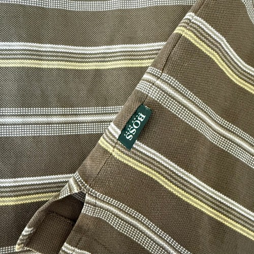 Boss Hugo Boss Golf Poloshirt gestreift Made in Italy 100% Baumwolle Herren » - Bild 4 von 11