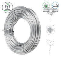Basteldraht 2Mm X 30M Silberdraht FüR Basteln Und Schmuckgestaltung