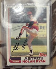 Nolan Ryan 1982 Topps Baseball Card #90 Houston Astros