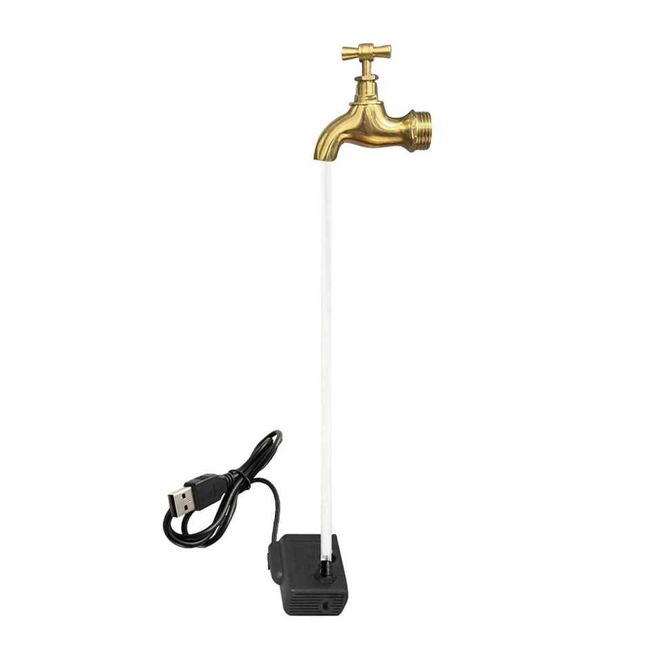 Unsichtbarer GießKannenbrunnen mit FließEndem Auslauf, Niedlicher Schwimmen9785