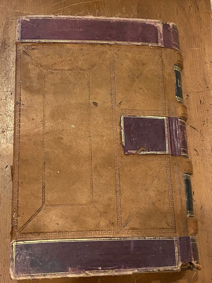 Antique Ledger Book 1870s 1880s Store Rent Loan Handwritten Chicago Illinois - Image 3 of 4