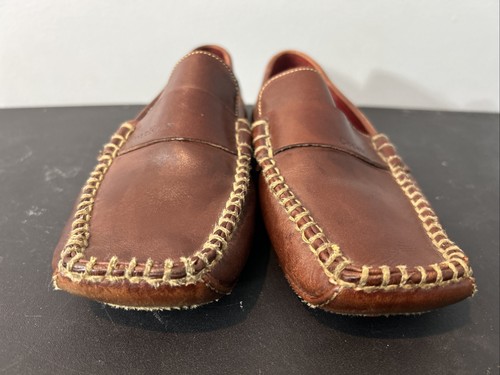 Cole Haan Country Size 7.5B Brown Leather Women’s Driving Shoes Made In Brazil - Picture 5 of 10