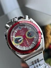 Vintage Seiko Alba AKA BullHead V657 Chronograph Red Dial JDM Tachymeter