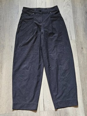 Women's Lululemon City Sleek Barrel Leg Pants Black Light Utilitech Size 27