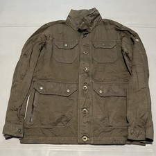 Kuhl Kollusion Jacket Men Olive Tan Dynawax Fabric Stowaway Hood Gorpcore-M-3661