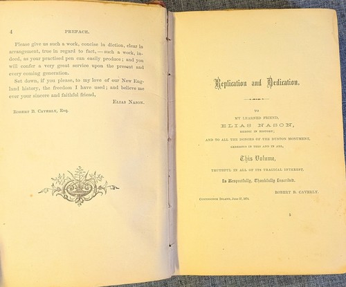 HEROISM of HANNAH DUSTON & The Indian Wars of New England 1st Ed 1874 HC - Picture 6 of 9