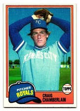 1981 Topps - #274 Craig Chamberlain