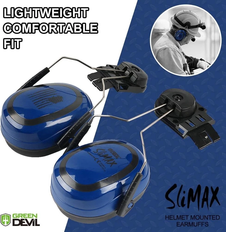 Orejeras de protección auditiva SNR 27dB/NRR 22dB cabezal de orejera de reducción de ruido B... Foto 3 de 4