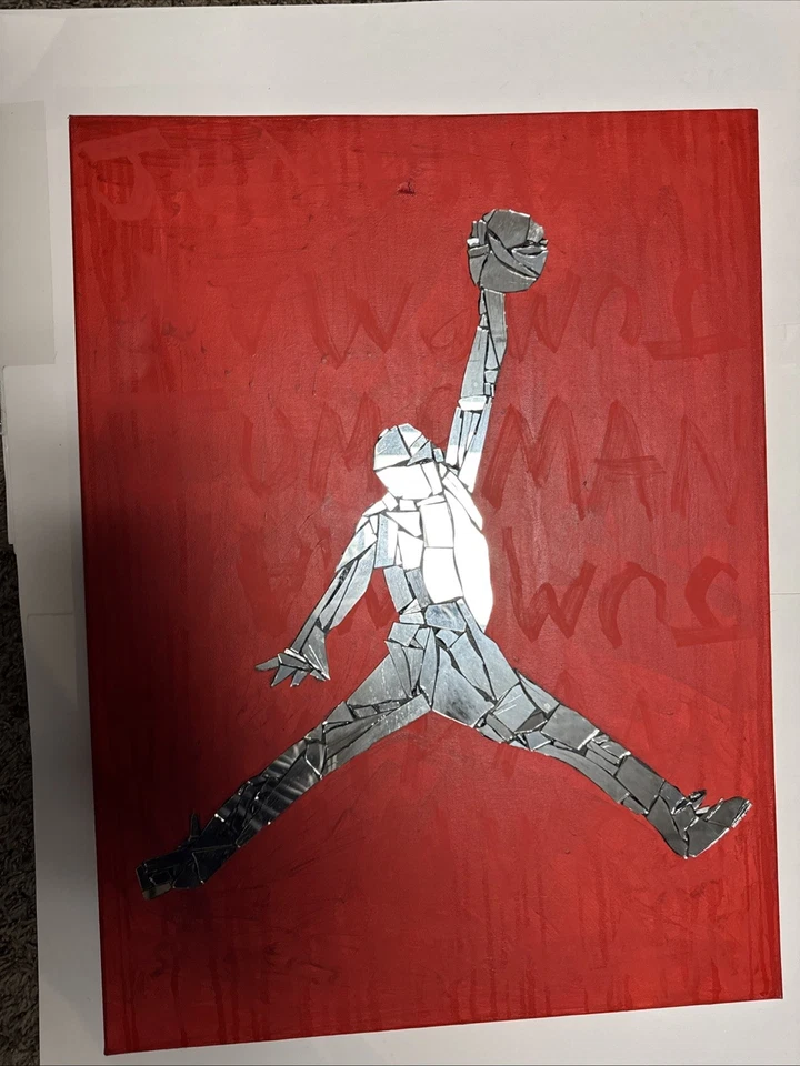 Michael Jordan 🏀 Arte personalizada por Irregularsean 24x18 - Imagem 2 de 4