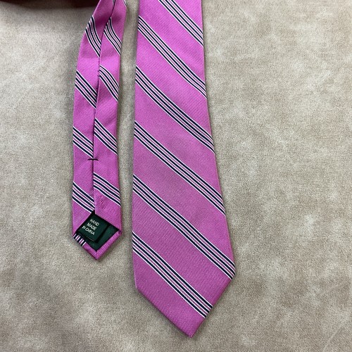 Lauren Ralph Lauren Tie Necktie 100% Silk Hand Made Striped One Size - Imagen 4 de 7
