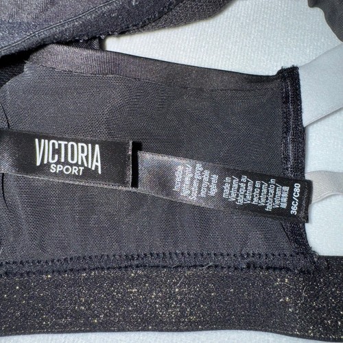 Victoria's Secret Sport Logo Strap 36C Lightweight Wireless Sport Bra Lot x2 - Picture 7 of 8