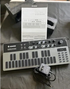 Donner B1 Analog Bass Synthesizer Sequencer Controller Beat Maker Drum Machine