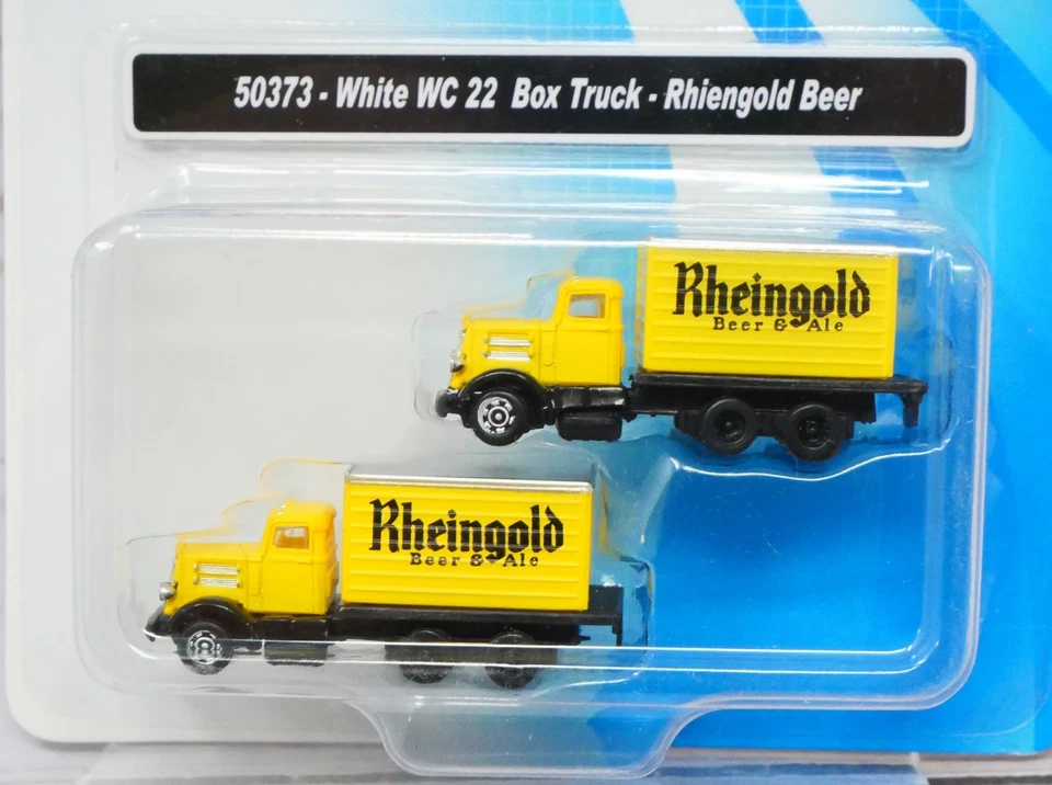 Mini-Metals 50373, White WC 22 Box Delivery Truck, Rhiengold Beer, 1/160 N Scale - Image 2 of 3
