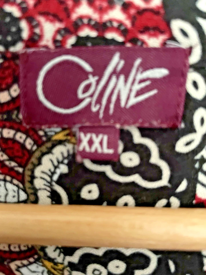 Coline  Damen   Tunika,  schöne  Farben und Muster    Gr. XXL   Viskose - Bild 3 von 4