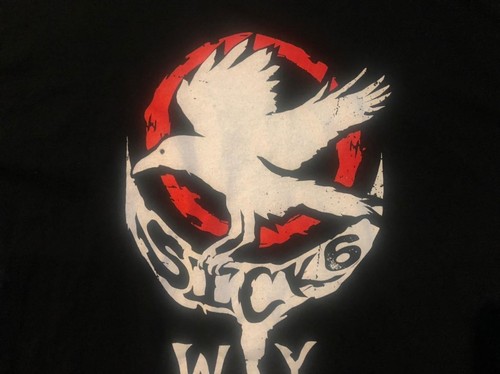 Bray Wyatt Sick 6 Authentic WWE Short Sleeve Size 4XL Used - Picture 4 of 10