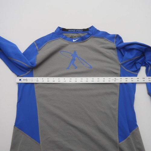 Nike Pro Camicia Uomo Compressione Atletica Taglia XL Baseball Fitted Manica Lunga - Foto 7 di 10