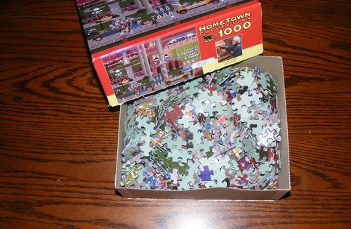 RoseArt Hometown Collection Homecoming Puzzle, 1000 Teile, vollständig - Bild 3 von 4