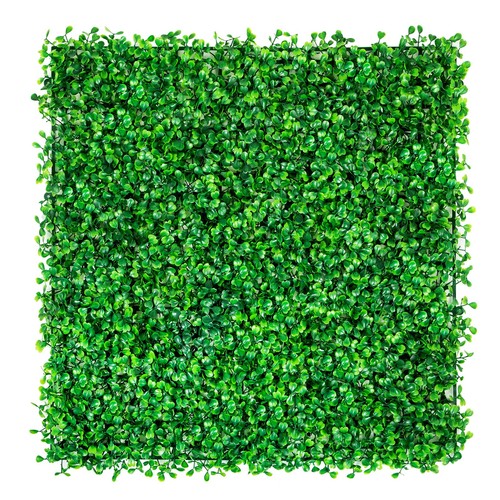 Artificial Boxwood Panel, Boxwood Hedge Wall Panels UV 24pcs 10" X 10" for Fence - Picture 12 of 12