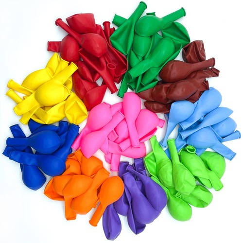 Yeunmu100 PCS Balloons Assorted Colors(Inside 10 Colors-10 Per Color), 12 Inc... - Picture 3 of 6