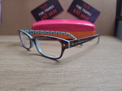 Kate Spade Lucyann 2NL Dark Havana with Flower print Eyeglasses Frames 51-16-135 - Bild 1 von 8