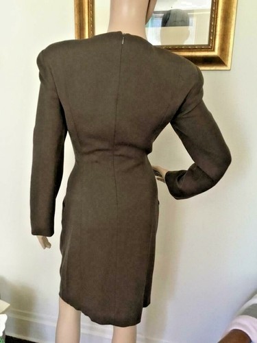80er Jahre Vintage Langarmkleid ""Bergdorf Goodman by Anne Klein - Bild 4 von 9