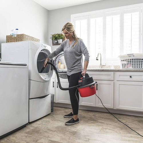 Craftsman Wet Dry Vac 2.5 Gallon 1.75 Peak HP Wall Mount Vacuum with Attachment - Picture 3 of 4