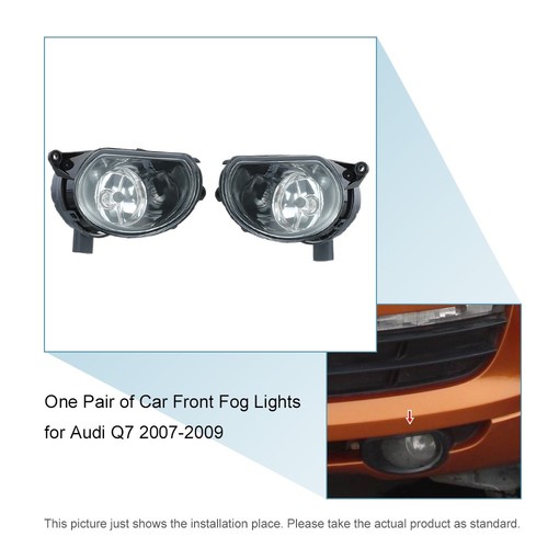 Set Car Front Fog Lamp Lights Fits for Audi Q7 2007-2009 07 08 09 Quality - Picture 4 of 5