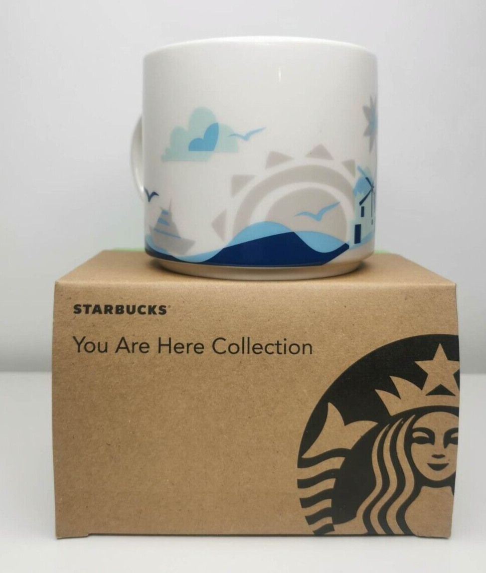 Starbucks You Are Here Mykonos, Greece Ceramic City Mug – 2023 New Collection With Box