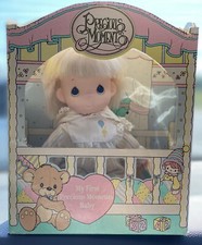 Precious Moments My First Precious Moments Baby Doll In Body Suit 1992 Roseart