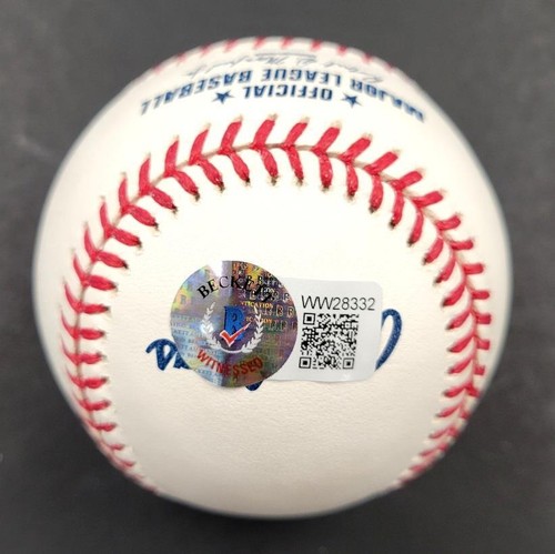 Taylor Ward autograph signed Angels 60th Anniversary MLB Baseball ~ BAS Holo - Picture 2 of 2