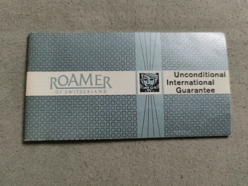 Roamer " Unconditional International Guarantee " Booklet für Any Models Wie Neu - Bild 3 von 7